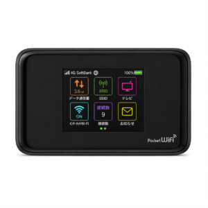 501HW 4G LTE Pocket WiFi | Unlock 4G Mobile Hotspot | Touch Screen | External Antenna | Connect Up to 10 Devices